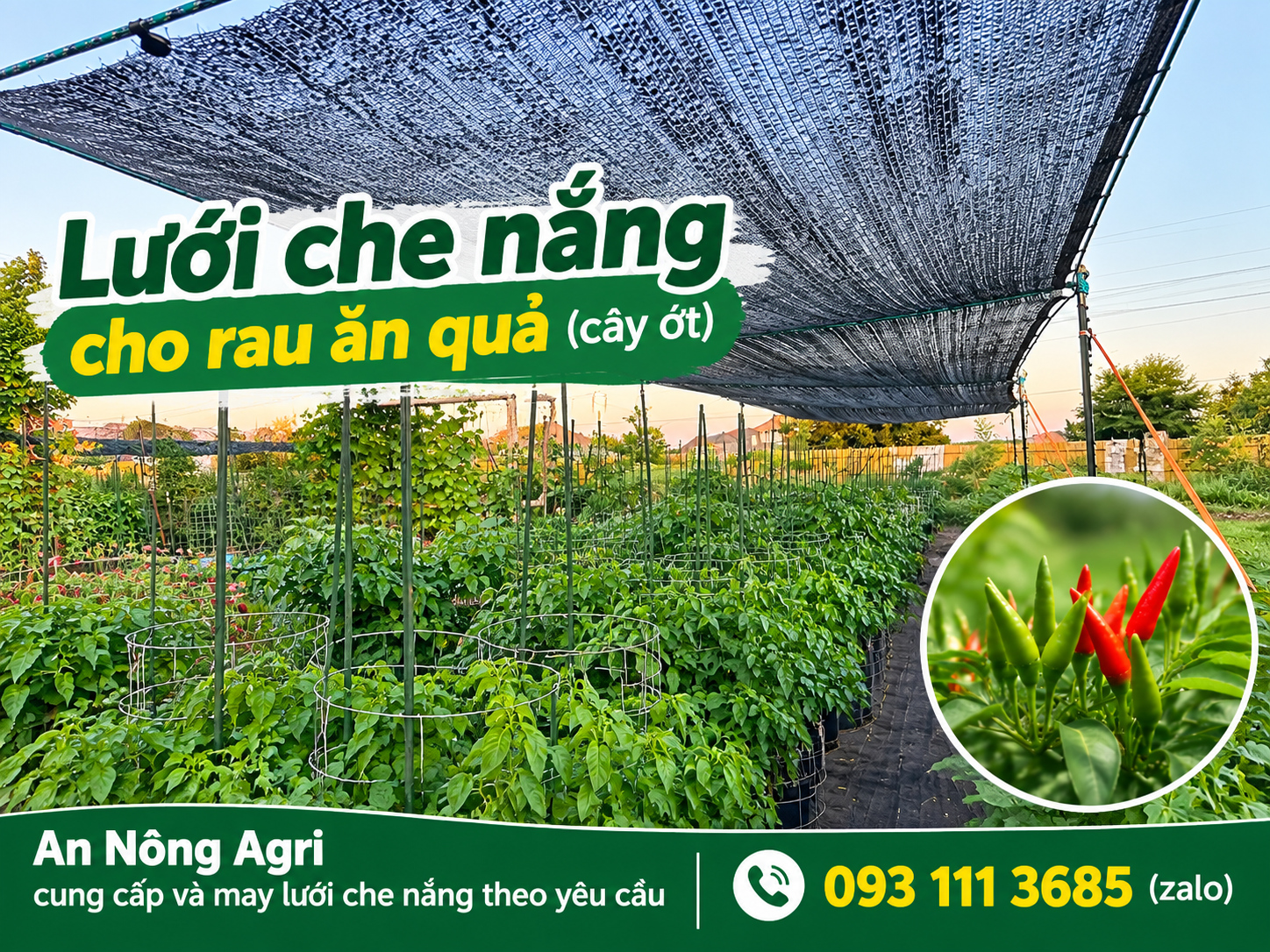 Lưới che nắng trồng rau: cách chọn độ che phù hợp 3 Lưới che nắng trồng rau tại vườn ươm cây giống