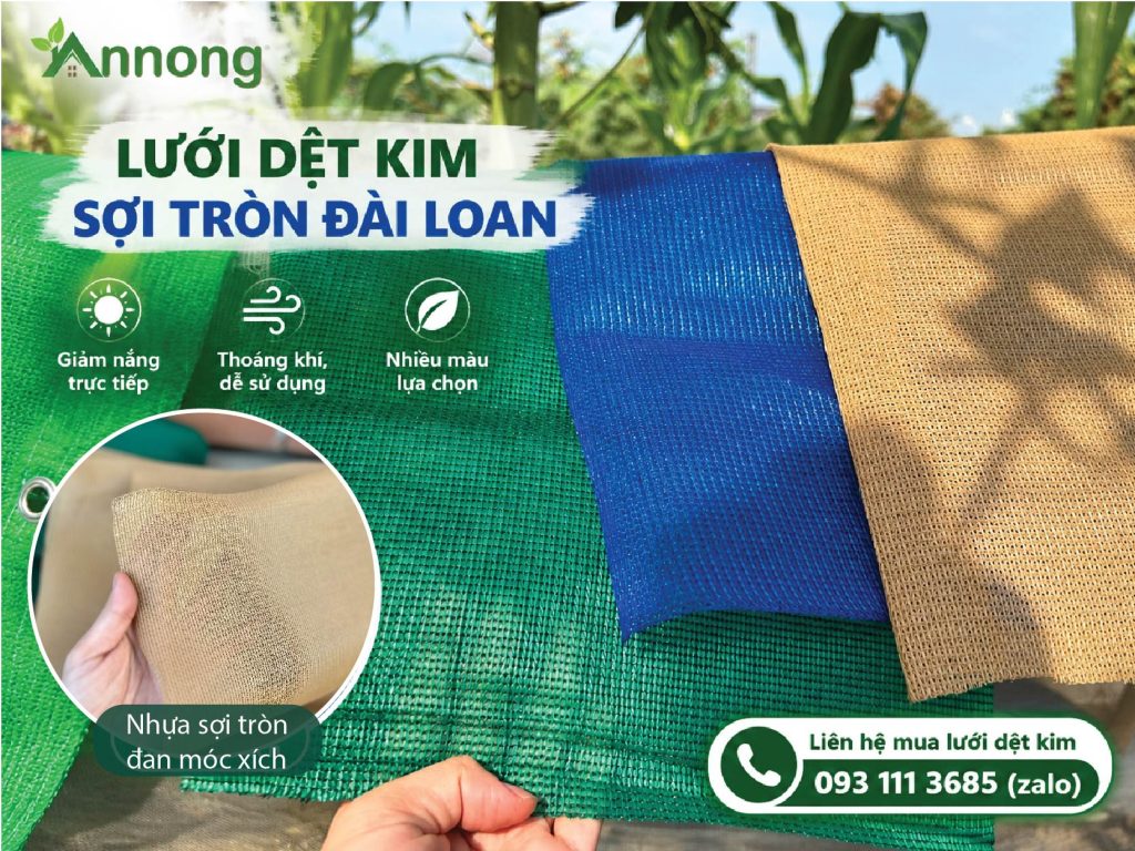 Lưới dệt kim sợi tròn Đài Loan